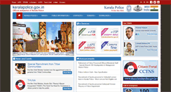 Desktop Screenshot of keralapolice.org